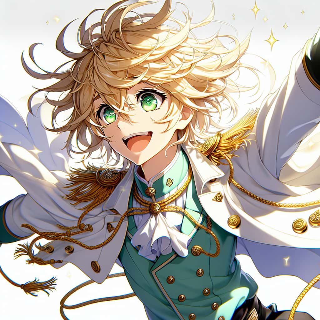 imagine-in-anime-seraph-of-the-end-like-look-showing-an-anime-boy-with-messy-blond-hair-and-green-eyes-working-in-costume-walk-act-for-party 5 imagine in anime seraph of the end like look showing an anime boy with messy blond hair and green eyes working in costume walk act for party